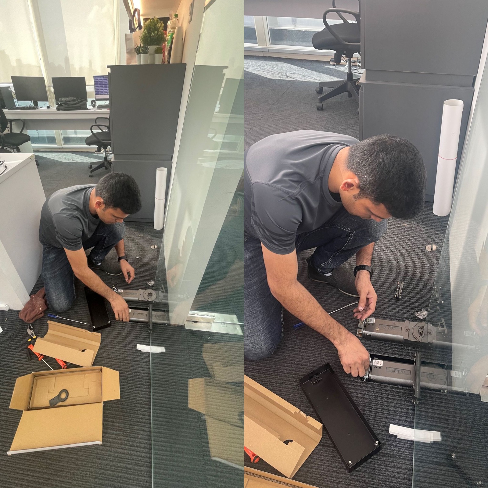 Expert Glass Door Repair Service in Singapore | Tasfia Engineering